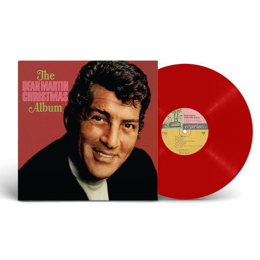 The Dean Martin Christmas Album Vinyl-one red disc