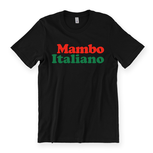 Dean Martin "Mambo Italiano" black tee