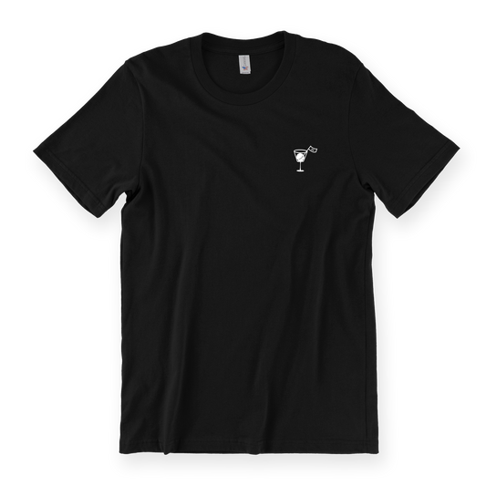 Dean Martin black tee with gold logo