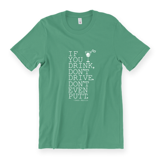 Putting quote green tee