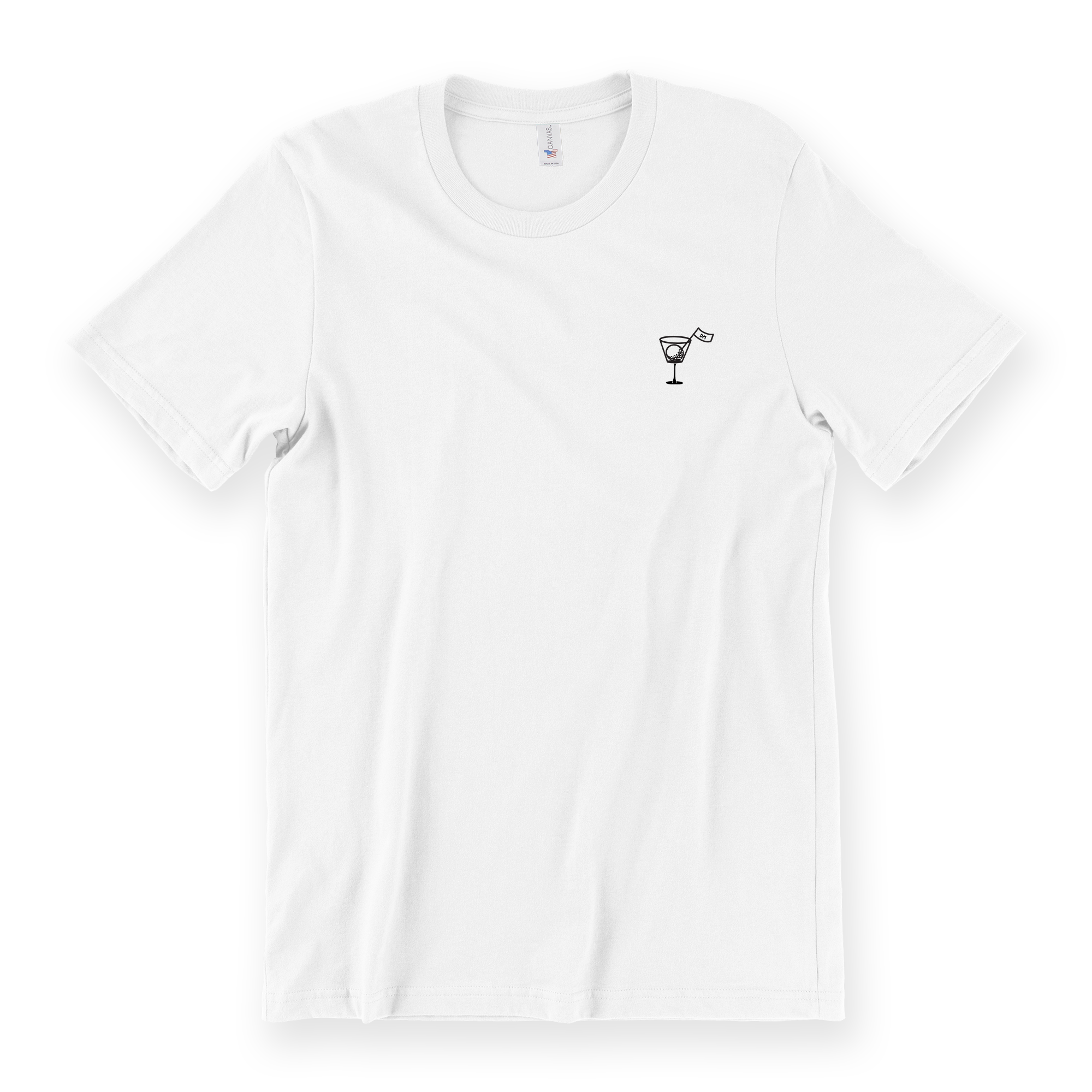Martini Glass Tee White Dean Martin Martini glass tee white dean martin